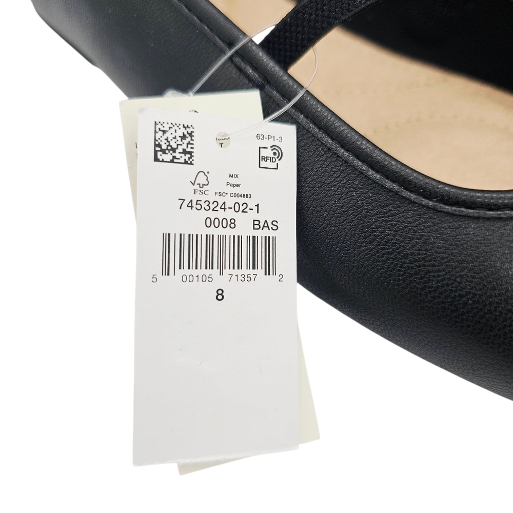 Old Navy #745324 Black Mary Jane Square-Toe Ballet Flats NWT - Picture 8 of 10